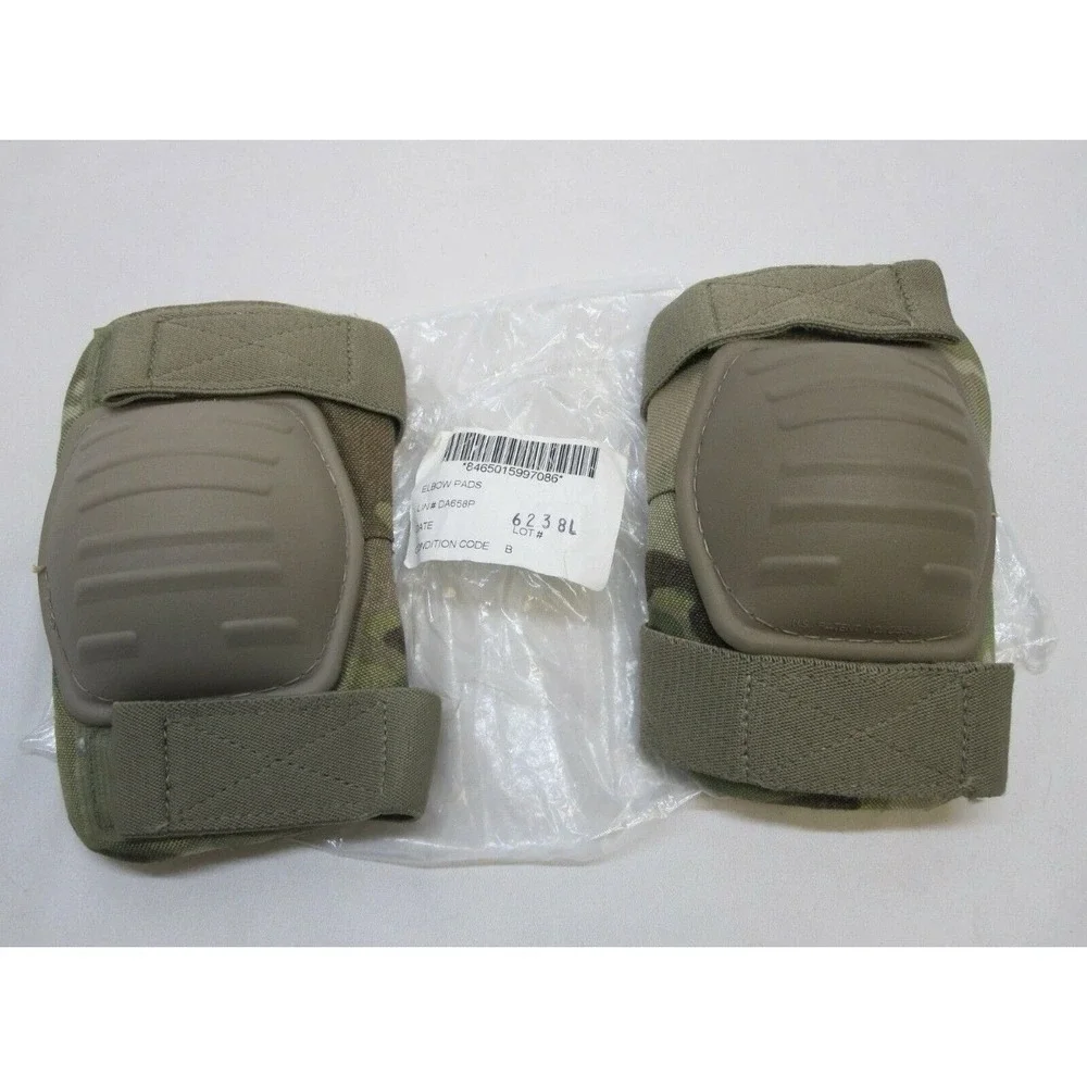 New US Army ELBOW PAD SET, OCP Multicam, Scorpion NSN 8465-01-5997-086